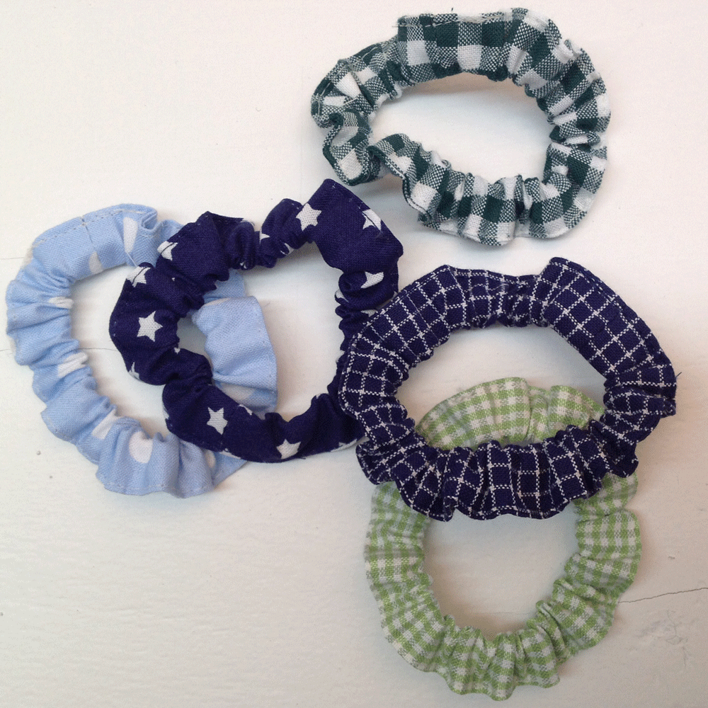 Haarband Grundton rot Ø 7 cm