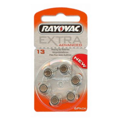 Rayovac Extra Advanced 6er-Blister, H13