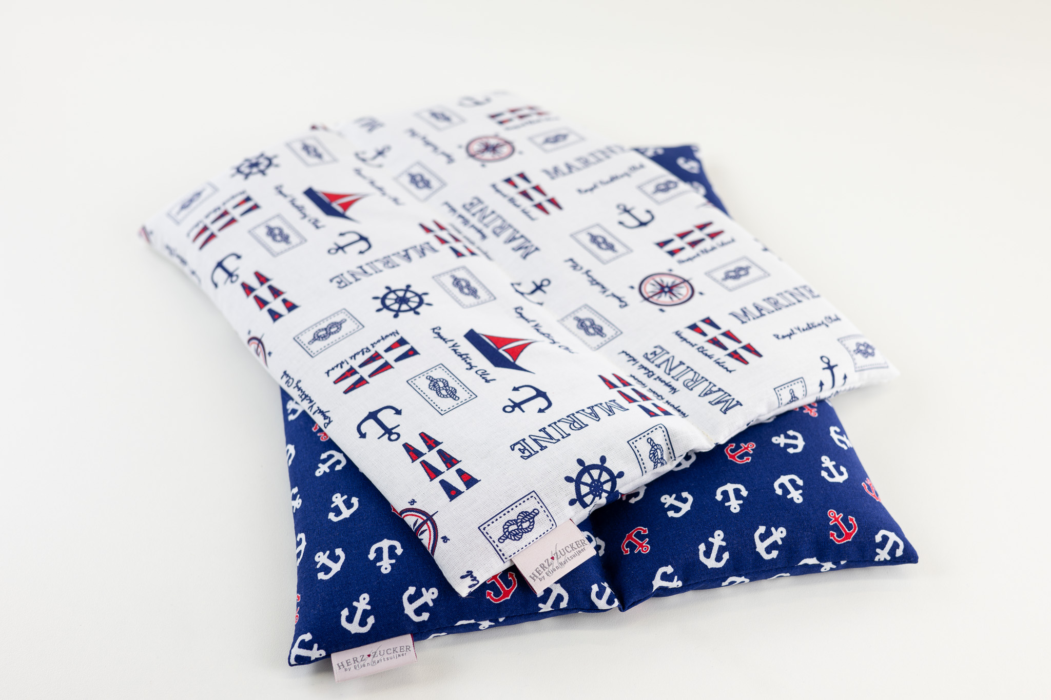 Lendenkissen mit Rapssamenfüllung- Maritime Kollektion