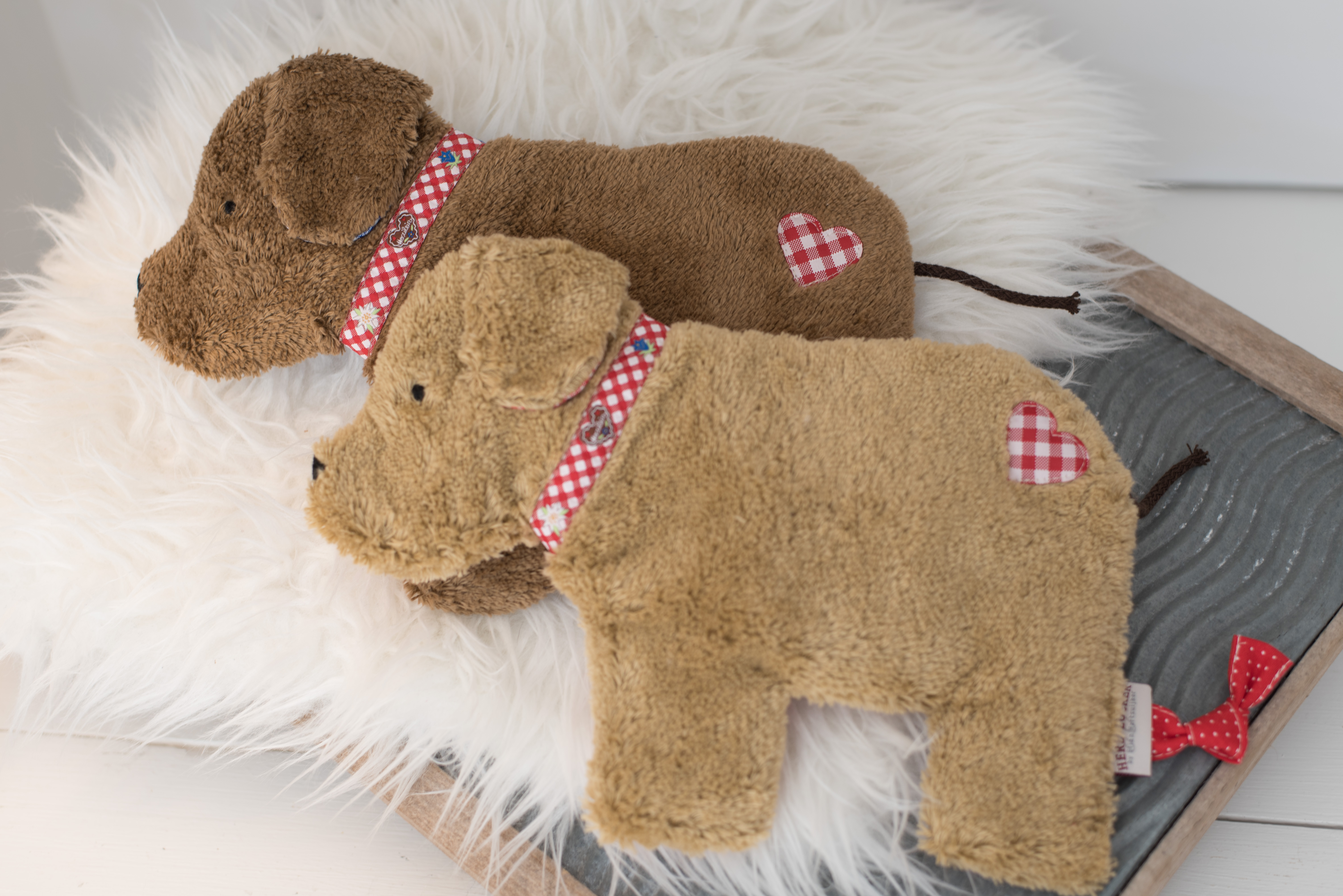 Schmuse-Knister-Tierchen Lenni der Hund - Bio Plüsch